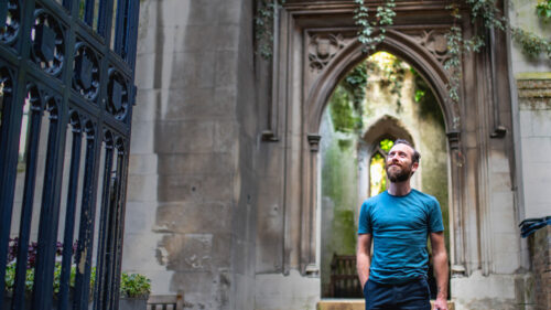 a photo of St Dunstan in the East Church Garden