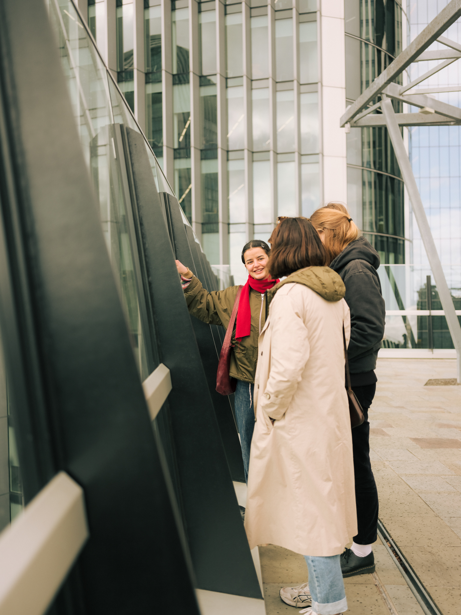 Experience - group of friend on viewing balcony