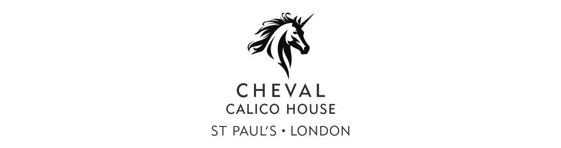 the logo for Cheval Calico House