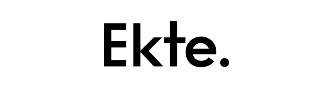 the logo for Ekte Nordic Kitchen