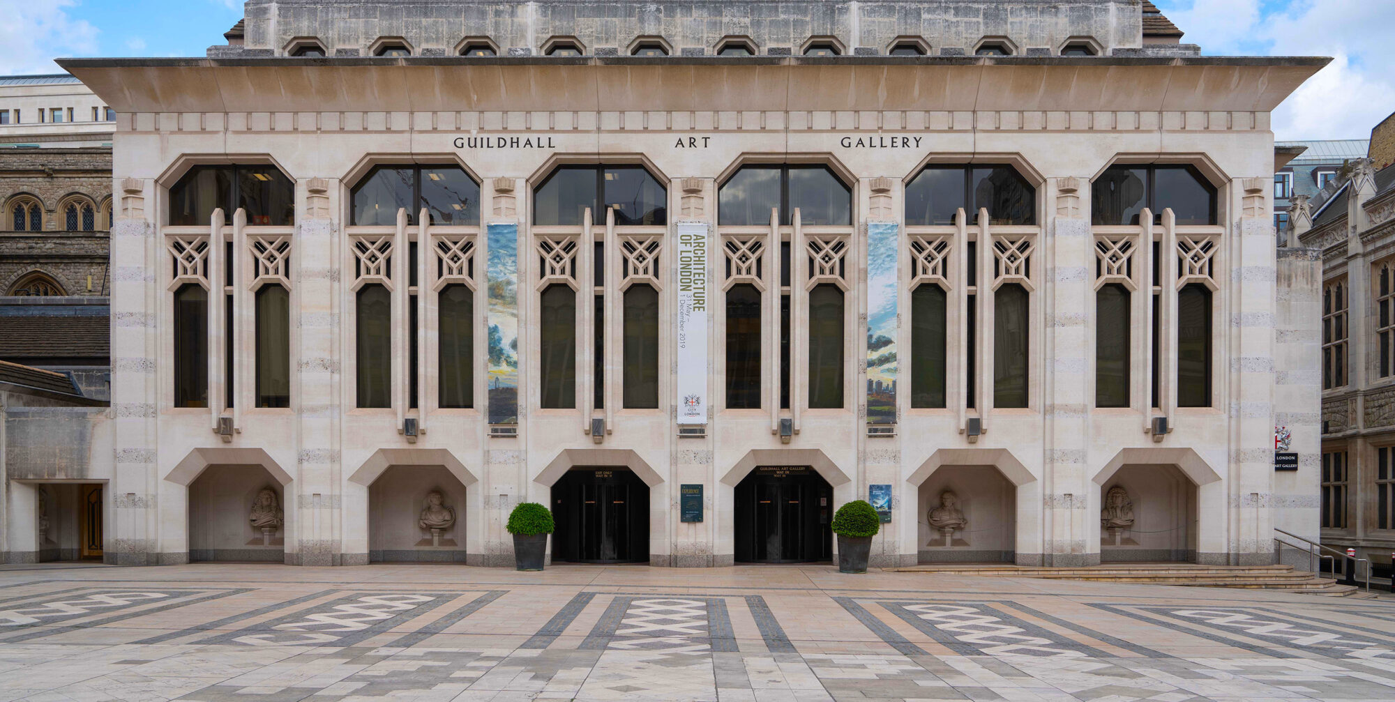 Guildhall Art Gallery - front facade