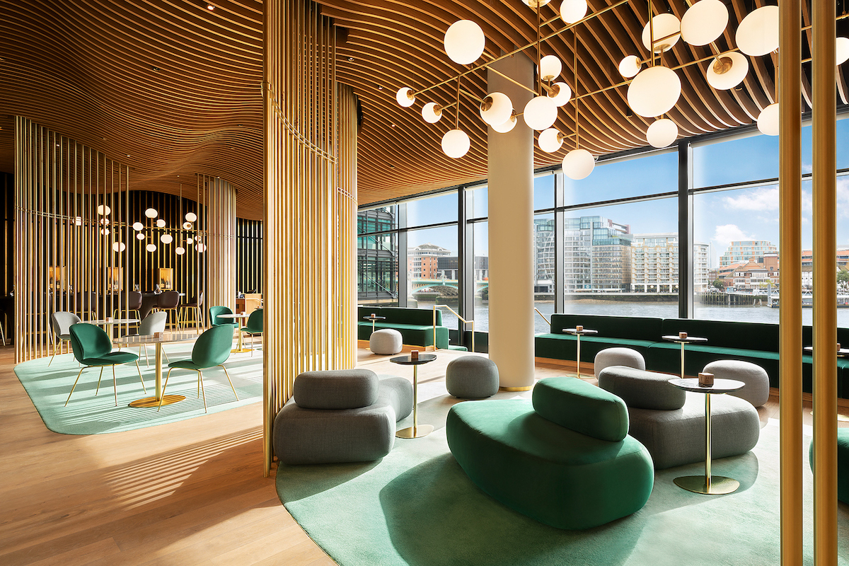 Hithe + Seek - Hotels and places to stay in City of London - The Westin City interior lounge - view across the Thames