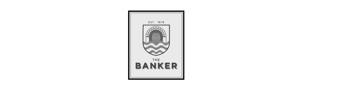 the logo for The Banker