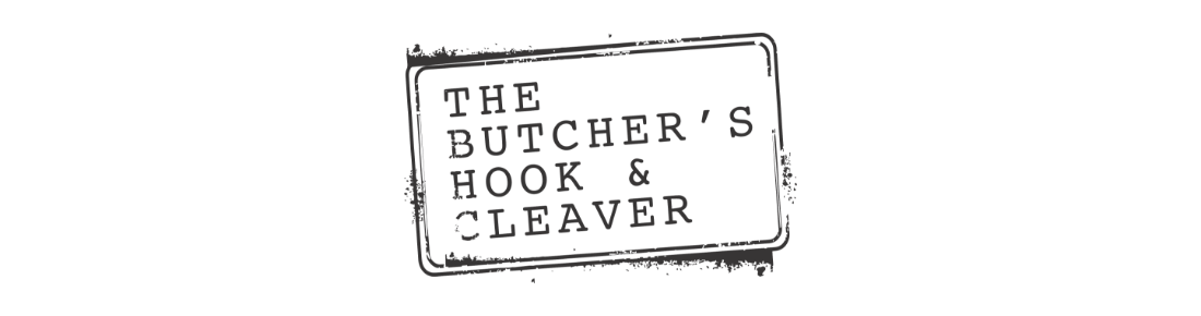 the logo for The Butchers Hook & Cleaver