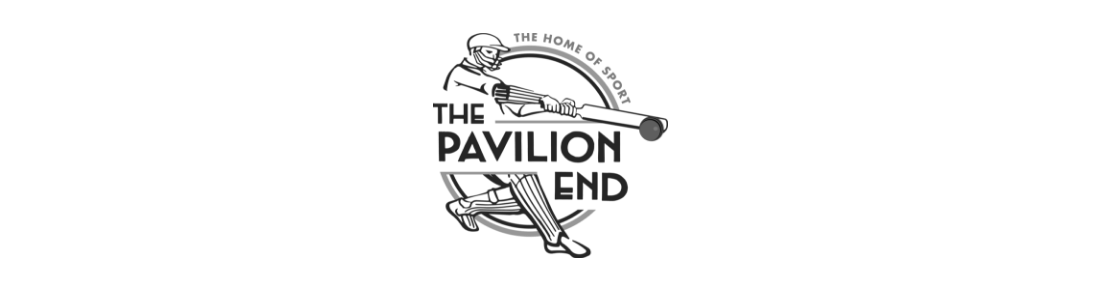 the logo for The Pavilion End
