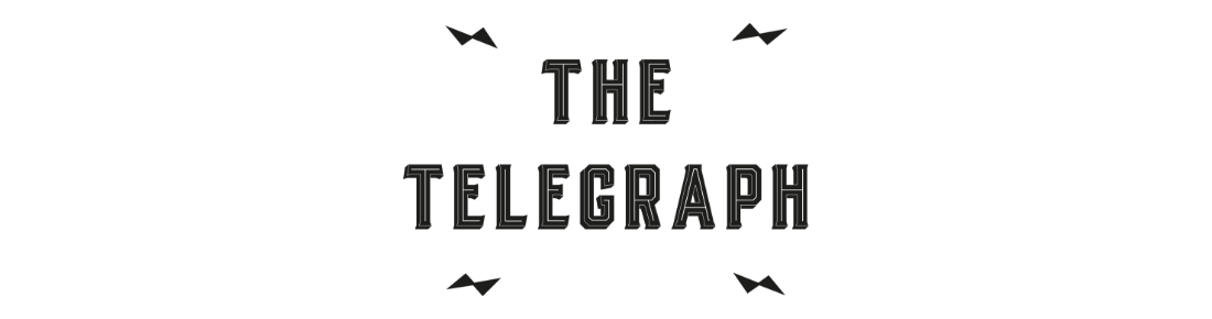 the logo for The Telegraph