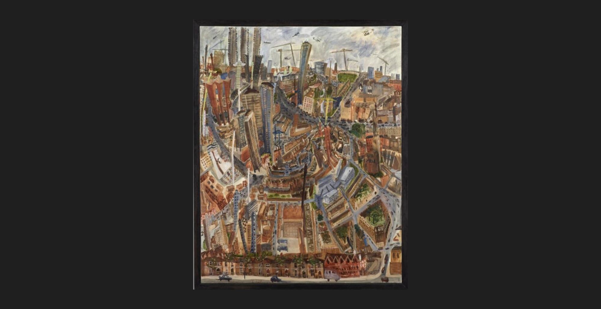 'View from Rotherfield Street to the Barbican', Sharon Beavan (1989)
