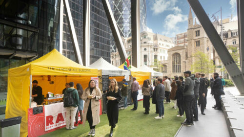 a photo of Street Food Market at The Leadenhall Building