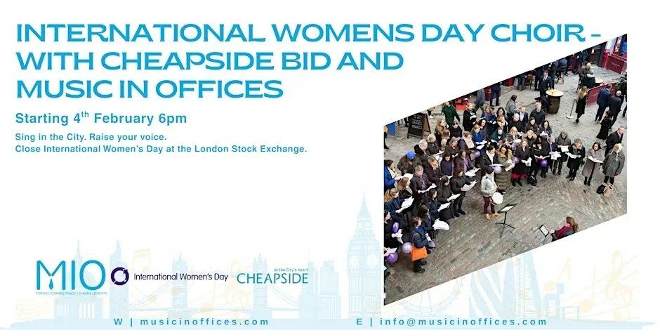 Promotional Poster for the International Women's Day Choir Rehearsals