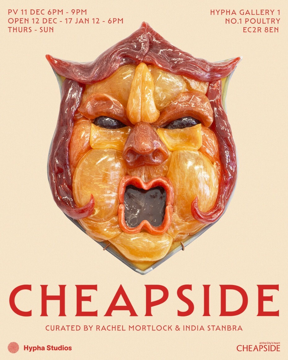 Promotional poster for the Cheapside exhibition