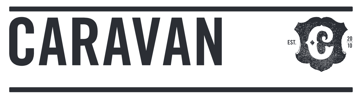 the logo for Caravan