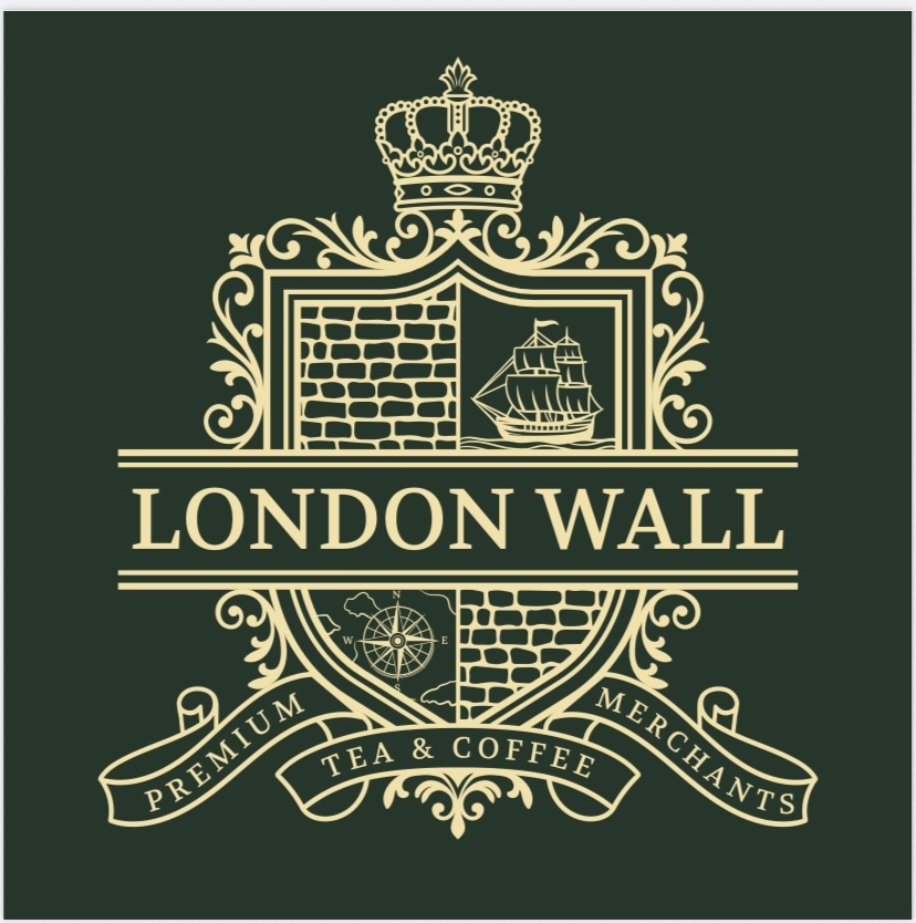 the logo for London Wall Tea & Coffee