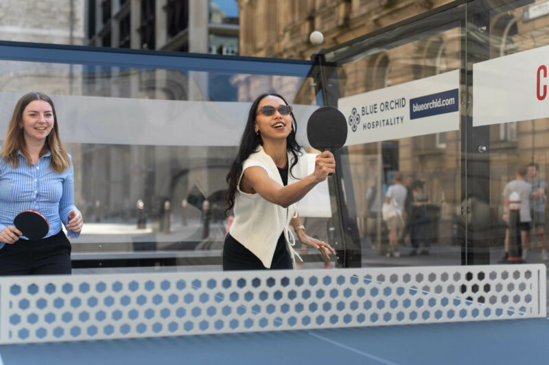 Padel Table Tennis at St Paul’s Cathedral Churchyard