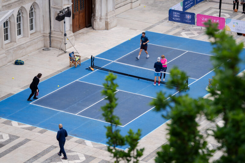 Pickleball at New Street Square