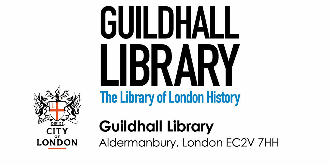 the logo for Guildhall Library