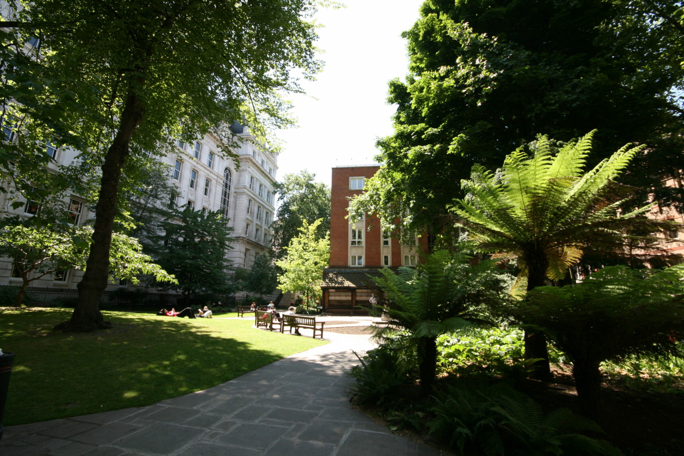 Image of Postmans Park and surrounding greenery